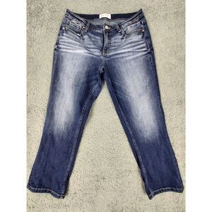 BKE Gabby Jeans Women's Size 30 (32x25) Curvy‎ Fit High Rise Blue Western